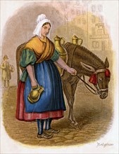 'Belgian Milk-Woman', 1809.Artist: W Dickes