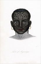 'Native of Mozambique', c1850.Artist: James Prichard