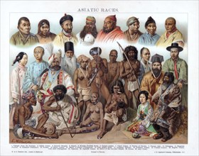 'Asiatic Races', 1800-1900.Artist: G Mutzel