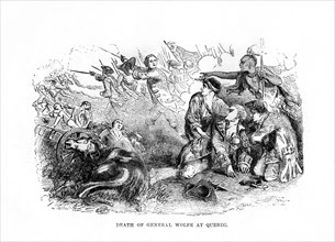 The Death of General Wolfe at Quebec, 1759, (1872). Artist: Unknown