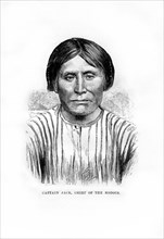 Captain Jack, chief of the Native American Modoc tribe, 1872. Artist: Unknown