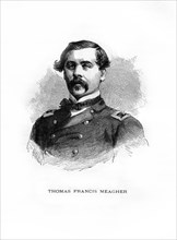 Thomas Francis Meagher, Irish revolutionary, (1872). Artist: Unknown