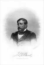 Samuel Francis du Pont, American naval officer, (1872).Artist: John A O'Neill