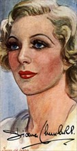 Diana Churchill, (1913-1994), English film and stage actress, 20th century. Artist: Unknown