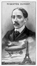 Alberto Santos-Dumont, Brazilian pioneer of aviation, (c1924). Artist: Unknown
