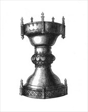 Religious or household vessel, 15th century, (1843).Artist: Henry Shaw