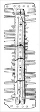 Saxon comb, (1910). Artist: Unknown