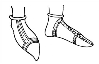 Norman shoes, (1910). Artist: Unknown