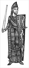 Geoffrey Plantagenet, Count of Anjou, mid-12th century, (1910). Artist: Unknown