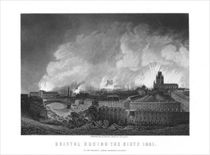 The Bristol Riots of 1831, (1893).Artist: R Dawson