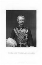 Garnet Joseph Wolseley, 1st Viscount Wolseley, British Field Marshal, 1893.Artist: George J Stodart