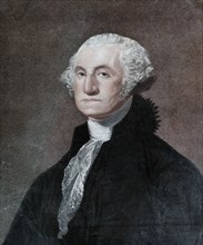 George Washington, first President of the United States, c1798 (1912).Artist: William Nutter