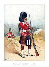 'The 79th Queen's Own Cameron Highlanders', c1890.Artist: Frank Teller