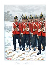 'The 69th Durham Light Infantry', c1890.Artist: Geoffrey Douglas Giles