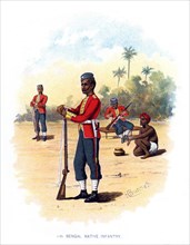 '11th Bengal Native Infantry', c1890.Artist: H Bunnett