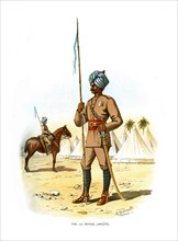 'The 13th Bengal Lancers', c1890.Artist: H Bunnett