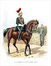 'The 6th Regiment of Cavalry (Hussars, Canada)', c1890.Artist: H Bunnett