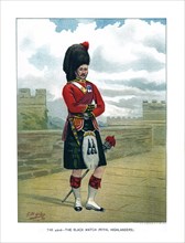 'The 42nd, The Black Watch (Royal Highlanders)', c1890.Artist: Geoffrey Douglas Giles