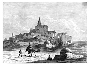 Tomb of Jonah, near the mosque, on the artificial mound of Nabbi Yunis, Nineveh, Assyria, c1890. Artist: Unknown