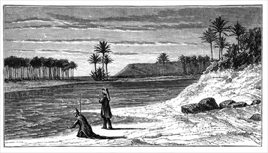The banks of the Euphrates, c1890. Artist: Unknown