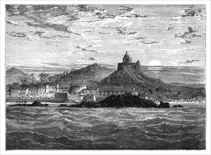 Cape Coast Castle, Gold Coast, West Africa, c1890. Artist: Unknown