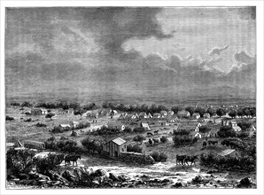 'Berkly or Klipdrift, a town in Griqualand West', South Africa, c1890. Artist: Unknown