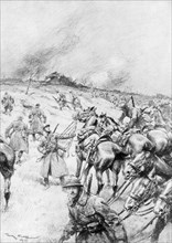 'French Cavalry in Action', 1918, (1926). Artist: Georges Bertin Scott