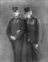 Emperor Franz Josef I of Austria and Archduke Charles Habsburg, (1926). Artist: Unknown