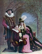 Elizabethan costume, c1572, (1910). Artist: Unknown