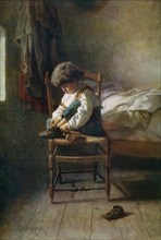 'Alone', 19th century, (1912).Artist: Theophile Emmanuel Duverger