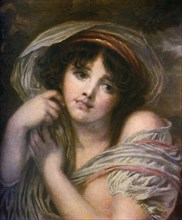 'A Girl', late 18th century, (1912).Artist: Jean-Baptiste Greuze