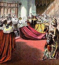 'Coronation of George III, 1761', (c1850s). Artist: Unknown