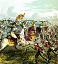'The Battle of Waterloo, 1815', (c1850s). Artist: Unknown
