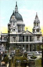 St Paul's Cathedral, London, 20th Century. Artist: Unknown