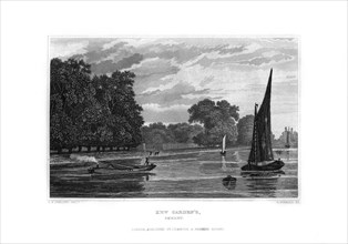 Kew Gardens, London, 1829.Artist: R Winkles