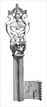 A key, 13th century, (1870). Artist: Unknown