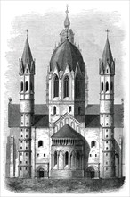 Mainz Cathedral, Rhine, Germany, 12th and 13th century, (1870). Artist: Unknown