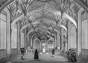 Interior, Oxford University, c18th century, (1870). Artist: Unknown