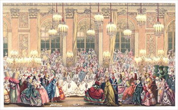 A Masquerade Ball, (1885).Artist: Urrabieta