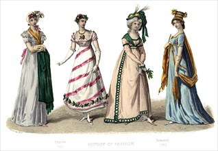 French costume: Empire, (1882). Artist: Unknown