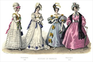 French costume: Restoration, (1882). Artist: Unknown
