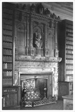 Chimney piece of the Library at Windsor Castle, 1896. Artist: Unknown