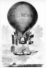 'Professor Lowe's Balloon', c1859. Artist: Unknown