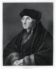 Desiderius Erasmus, Renaissance humanist, (1833). Artist: E Scriven