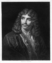 Moliere, French theatre writer, director and actor, (1833).Artist: J Posselwhite