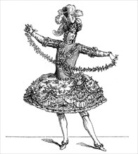 Ballet Costume, (1885).Artist: Martin