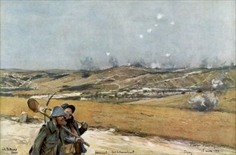 'The Hills and Fort of Douaumont', Verdun, France, 18 March 1916, (1926). Artist: Unknown