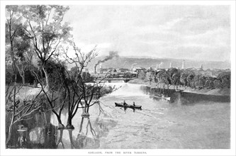'Adelaide, from the River Torrens', 1886. Artist: Unknown