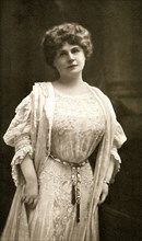 Marie Corelli, British novelist, 1909.Artist: Gabell
