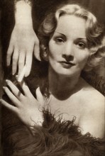 Marlene Dietrich, German-American actress, 1933. Artist: Unknown